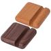 2 Pcs Cell Phone Accessories Desk Accessories Aesthetic Office Desk Decor Wood Cellphone Holder Desktop Mobile Phone Stand Solid Wood Mobile Phone Holder Bracket Mobile Phone Holder Wooden