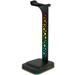 Headset Stand Gaming Desk Accessories Gaming Setup Accessories Earphone Holder Rgb Headphone Stand with USB Charger Game Stand Rgb Headphone Stand Intelligent Abs