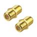 Coaxial Cable Connector RG6 Coax Cable Extender F-Type Gold Plated Adapter Female to Female for TV Cables 2 Pack