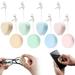 GHOJET 8Pcs Macaron Phone Screen Cleaner Portable Phone Screen Wipe with Lanyard Reusable Computer Screen Glass Cleaner Cloth Decorative Mobile Phone Screen Wipes for Phones Computers Glasses