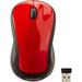 Used Logitech M310 Wireless Laser Mouse with USB Receiver Red