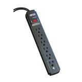 Tripp Lite 6 Outlet Surge Protector Power Strip 6ft Cord 790 Joules Black $20 000 INSURANCE (TLP606B)