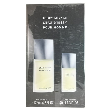 L\ Eau D\ Issey Men 2 Piece Gift Set by Issey Miyake 4.2 oz Eau De Toilette Spray