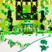 Bilqis St. Patrick s Day Decorative Lights Green Shamrocks LED String Light 10 Ft 30 Leds USB Clovers Lights