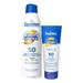 Coppertone SPORT Sunscreen Spray SPF 50 + Zinc Oxide Mineral Face Sunscreen SPF 50 Water Resistant Sunscreen Pack 5 Oz Spray + 2.5 Fl Oz Tube