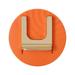 Folding Hair Dryer Holder Multifunctional Punch-Free Adhesive Blow Dryer Storage Rack Phone Mount for Bathroom Room Orange