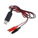 USB Converter Cable 5V to 1.5V Power Supply C D AA AAA Battery Eliminator 2m