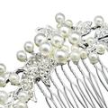 CKLC Pearl Rhinestones Bridal Hair Comb Chinese Style Pearl Hair Styling Tool Accessories for Woman Hair Decorative Ornaments