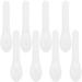 Ashes Distribution Spoon Mask Mixing Plastic Spoons Facial Scoop Cosmetic Spatulas 10 Pcs
