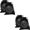 4 Pcs Tarot Cards Bag Jewelry Pouches Tarot Card Holder Dice Bag Drawstring Gift Bags