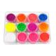 Walmeck Fluorescent Powder Eye Shadow 12 Colors Fluorescent Powder Set Fluorescent Powder Dark Luminous Nail Powder Eye Luminous Nails Eye Fesjoy