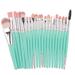 20 pcs Makeup Brush Set tools Make-up Brushes Make Up Brush Set Professional Face Eyeliner for Foundation Blush Concealer Eyeshadow