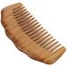 Comb Combs Fine Teeth Hair Cutting Gray Wooden Scalp Green Sandalwood Massage with Medium