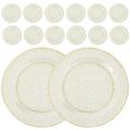 25 Pcs Decor Dinner Plate Plates for Party Disposable Dessert Plate Grill Plate Plastic