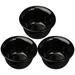 3 Pcs Black Soap Comfort Men Shaving Tool Men Shaving Equipment Shaving Soap Bowl Shave Bowl for Men Man