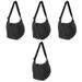 4 PCS Canvas Bag Adjustable Shoulder Portable Phone Womens Wallet Girl Makeup Package Carry Half Moon Shape Shopping