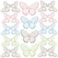 40Pcs Resin Butterflies Charms Phone Case Charms Crafting Charms Hairpins Butterflies Charms for Craft DIY