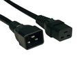 Tripp Lite Heavy-Duty Computer Power Extension Cord for Servers and Computers 20A 12AWG (IEC-320-C19 to IEC-320-C20) 6-ft.(P036-006)