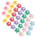 100Pcs Resin Flower Charms Phone Case Charms Crafting Charms Hairpins Flower Charms for Craft DIY