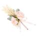 Western Wedding Brooch for Men Flower Lovers Wrist Dress Plastic Artificial Flowers Clothing Accessories