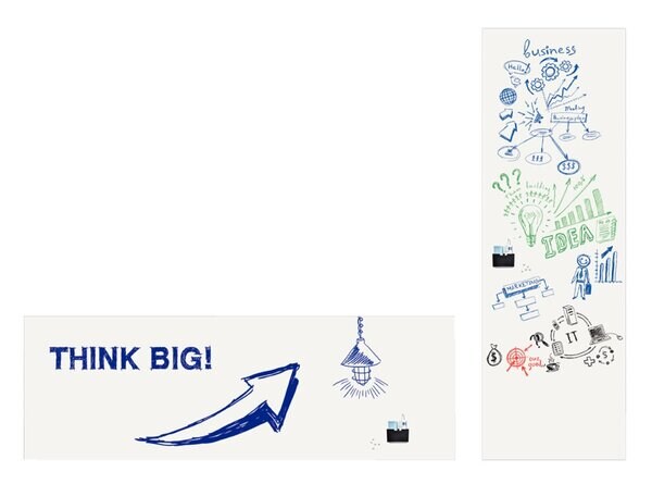 Legamaster Whiteboard Folie WRAP-UP 101x1200 cm magnethaftend, wieder beschreibbar Image