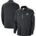 Men's Nike Black Golden State Warriors Authentic Performance Half-Zip Jacket