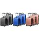 Three Lightweight Hard Shell Suitcases, Purple