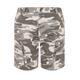 Size 60 Mens Kam Big & Tall Charcoal Grey Camo Cargo Shorts Big & Tall