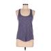 Lululemon Athletica Active Tank Top: Purple Activewear - Women's Size 8