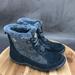 Columbia Shoes | Columbia Minx Shorty Omni Heat Tweed Boots Womens Size 9 Black Gray Lace Up | Color: Black/Gray | Size: 9