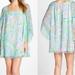 Lilly Pulitzer Dresses | Lilly Pulitzer Marietta Kaftan Colorful Flowy Silk Mini Dress | Color: Blue/Pink | Size: S