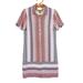 J. Crew Dresses | J. Crew Geo Print Short Sleeve Collared Silk Dress | Color: Pink | Size: 0
