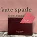 Kate Spade Accessories | Kate Spade Slim Card Holder Wallet | Color: Gold/Red | Size: Os