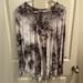 American Eagle Outfitters Tops | American Eagle Long Sleeve Tie Dye Top Size S Euc | Color: Gray/White | Size: S