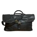 Coach Bags | Coach Black Leather Duffle Carry On Travel Weekender Luggage Bag Made In Usa | Color: Black | Size: Os