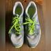 Nike Shoes | Nike Women’s Tennis Shoe Size 9 Lace Up White W/Purple Lime Green Sneaker | Color: White | Size: 9