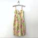 Lilly Pulitzer Dresses | Lily Pulitzer Dress Floral Print Spaghetti Strap 2 | Color: Green/Pink | Size: 2