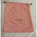 Kate Spade New York Accessories | Kate Spade Ny Dust Bag Storage Cover Drawstring Pink 13.5" X 11.5" | Color: Pink | Size: Os