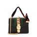 Gucci Bags | Gucci Leather Sylvie Mini Chain Bag | Color: Black | Size: 7.50" (L) X 3.00" (W) X 5.75" (H)