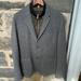 Burberry Jackets & Coats | $1200 Burberry Brit Men’s Wool Herringbone Jacket Coat, Zip Out Liner Large | Color: Gray | Size: L