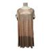 Free People Dresses | Free People Drenched Metallic Sequin Rosegold Mini Dress Medium | Color: Tan | Size: L