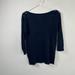J. Crew Sweaters | J Crew Sweater Womens Size S Navy Blue 100% Linen 3/4 Sleeves Boat Neck 71617 | Color: Blue | Size: S