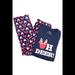 Disney Underwear & Socks | Disney Men's Cozy Jersey Top & Microfleece Pant Pj Set Navy/Ohdeer | Color: Blue | Size: Various