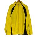 Nike Jackets & Coats | Nike Swoosh Y2k Retro Windbreaker Jacket | Color: Black/Yellow | Size: L