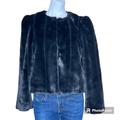 Michael Kors Jackets & Coats | Michael Kors Women’s Faux Fur Black Cropped Jacket Sz L Nwt | Color: Black | Size: L