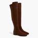 J. Crew Shoes | J Crew Faux-Suede Knee-High Boots With Stretch Item Bj269 | Color: Brown | Size: Various
