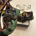 Gucci Shoes | Gucci Womens Flashtrek Chunky Leather Sneakers | Color: Green | Size: Eur 37 Us 6