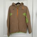 Adidas Jackets & Coats | Adidas Polar Fleece Hoodie | Color: Green/Tan | Size: L