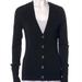 Tory Burch Sweaters | New Tory Burch Women’s Shrunken Simone Cardigan Sweater Black Size Large Nwt | Color: Black | Size: L