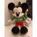 Disney Toys | Disney Classics Mickey Mouse Christmas Holiday Plush Stuffed Green Sweater 22" | Color: Green | Size: Osg